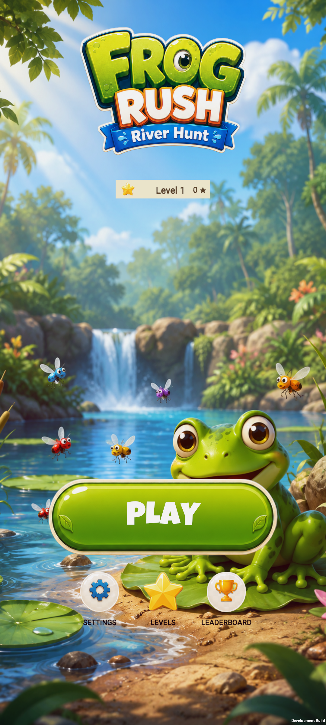Frog Rush: River Hunt screenshot 1